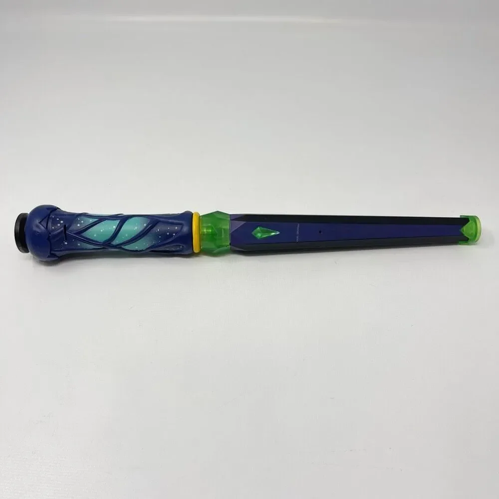 MagiQuest Great Wolf Lodge Wand Green Gem Purple Blue Vine Works 2022 No Topper